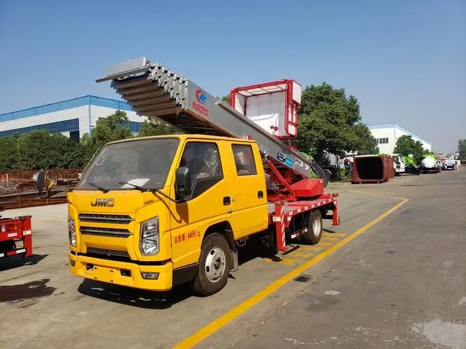 铜陵义安附近云梯车出租 砂石搬运